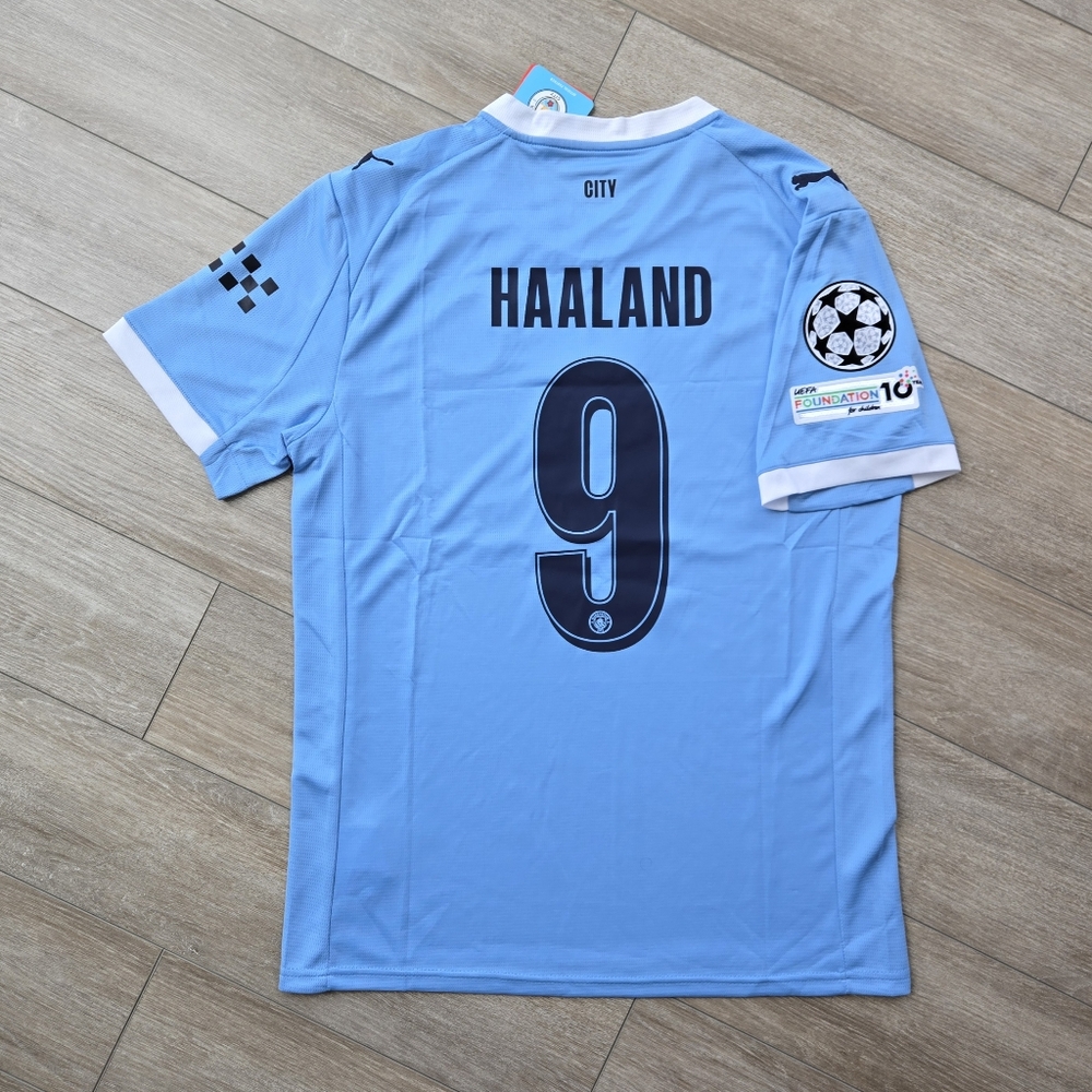 Jersey Soccer Version Fans Manchester City 2025/26